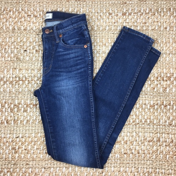 Madewell 9” High Riser Skinny Skinny Jeans 24 tall - Picture 7 of 8